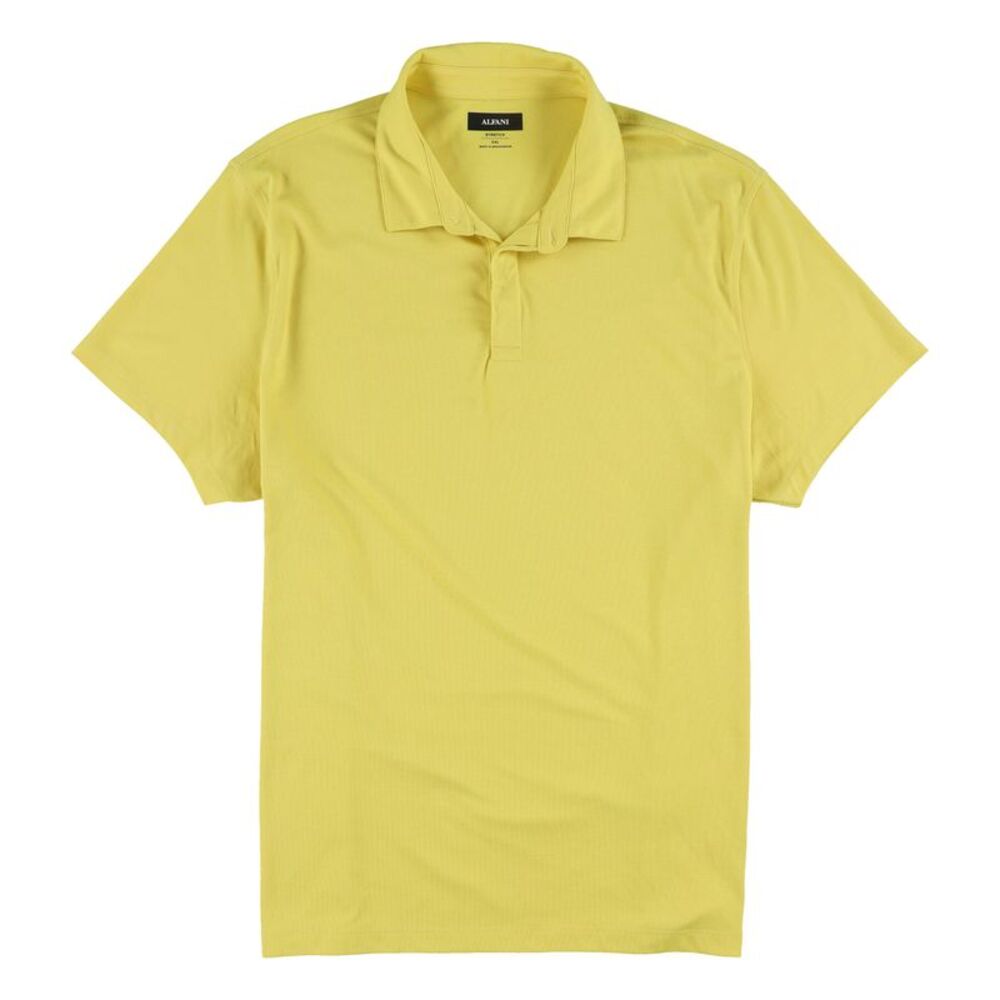 Alfani Mens Alfatech Stretch Solid Polo Shirt, NWT